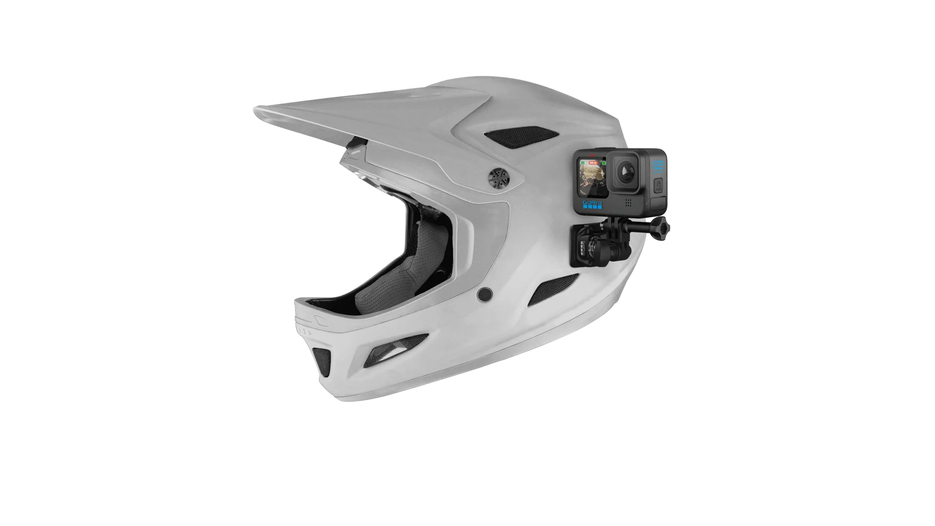 SOPORTE FRONTAL Y LATERAL PARA CASCO